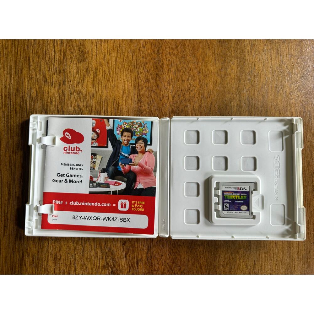 Teenage Mutant Ninja Turtles TMNT Nintendo 3DS 2013 Activision Game Case - Picture 3 of 4